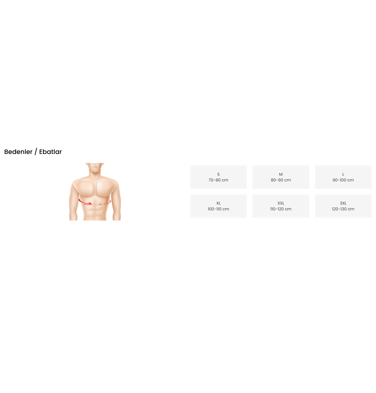 GÖĞÜS KORSESİ STERNUM DESTEKLİ