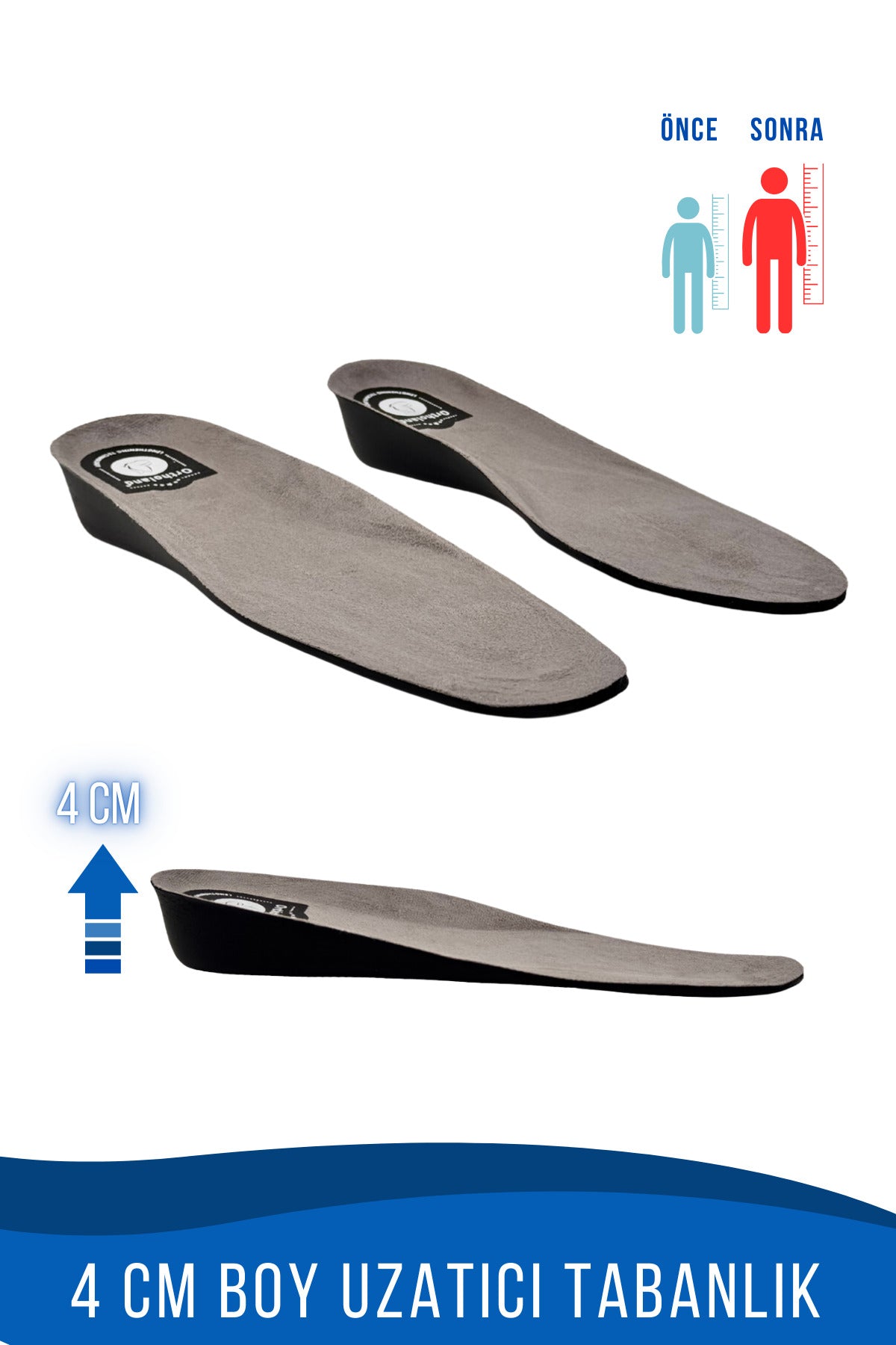 4 Cm Boy Uzatıcı Tabanlık Tımato Tabanlık