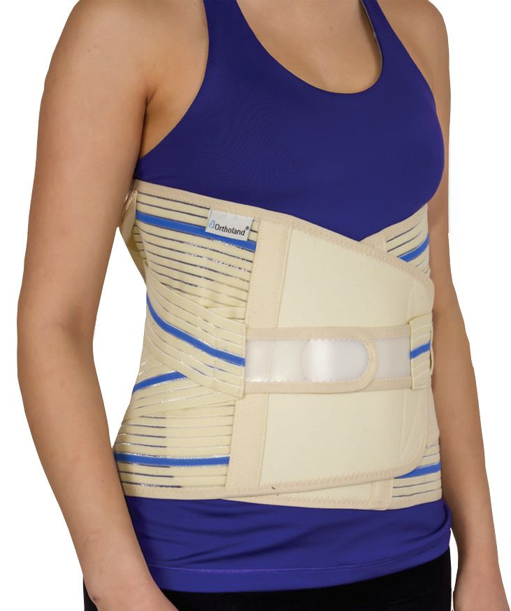 LUMBOSACRAL ÇELİK BALENLİ MİSİNELİ 32CM - BEDENSİZ