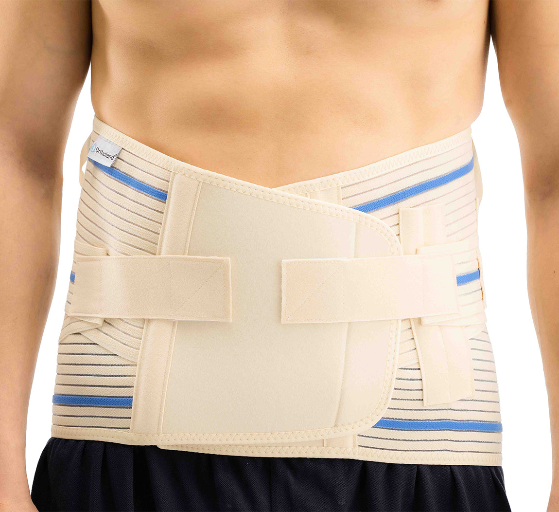 LUMBOSACRAL ÇELİK BALENLİ MİSİNELİ 26CM - BEDENSİZ