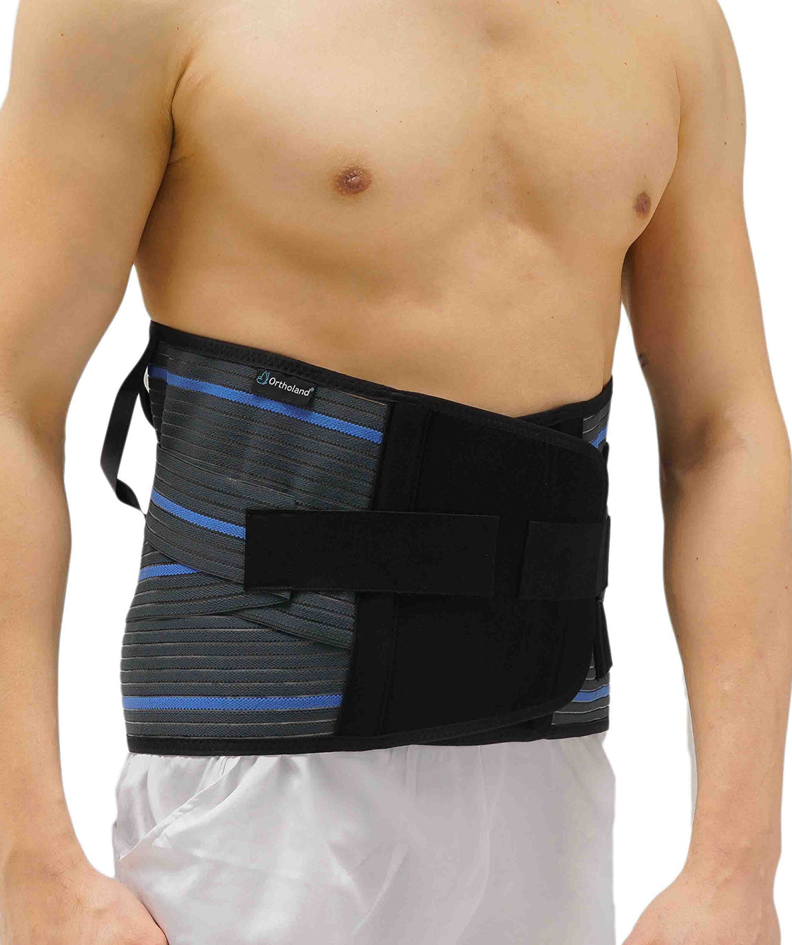 LUMBOSACRAL ÇELİK  KORSE FÜME 32CM-BEDENSİZ