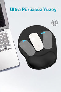 Bilek Destekli Ergonomik Rahat Konforlu Mouse Pad