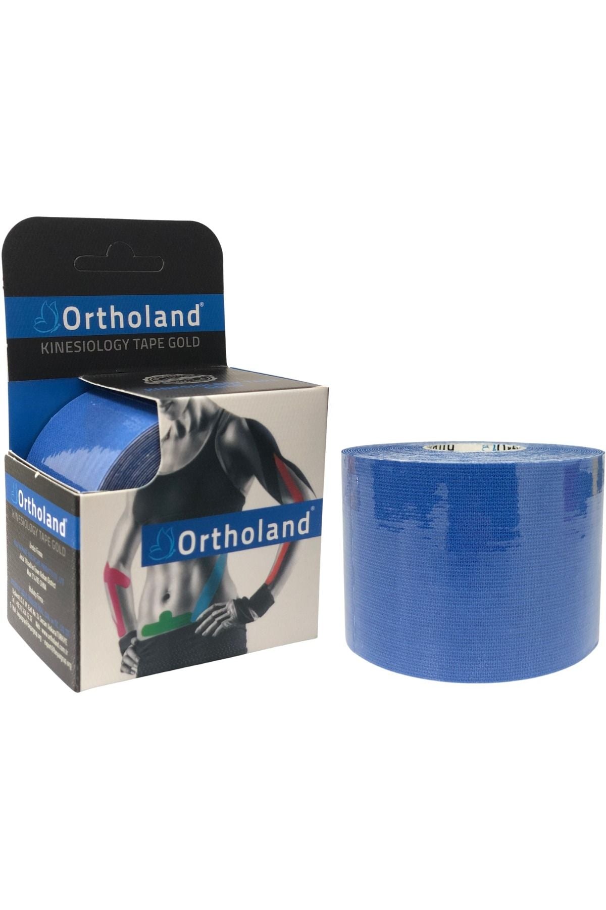 Kinesio Bandı, Spor Kas Ağrı 5cm*5mt Koyu Mavi