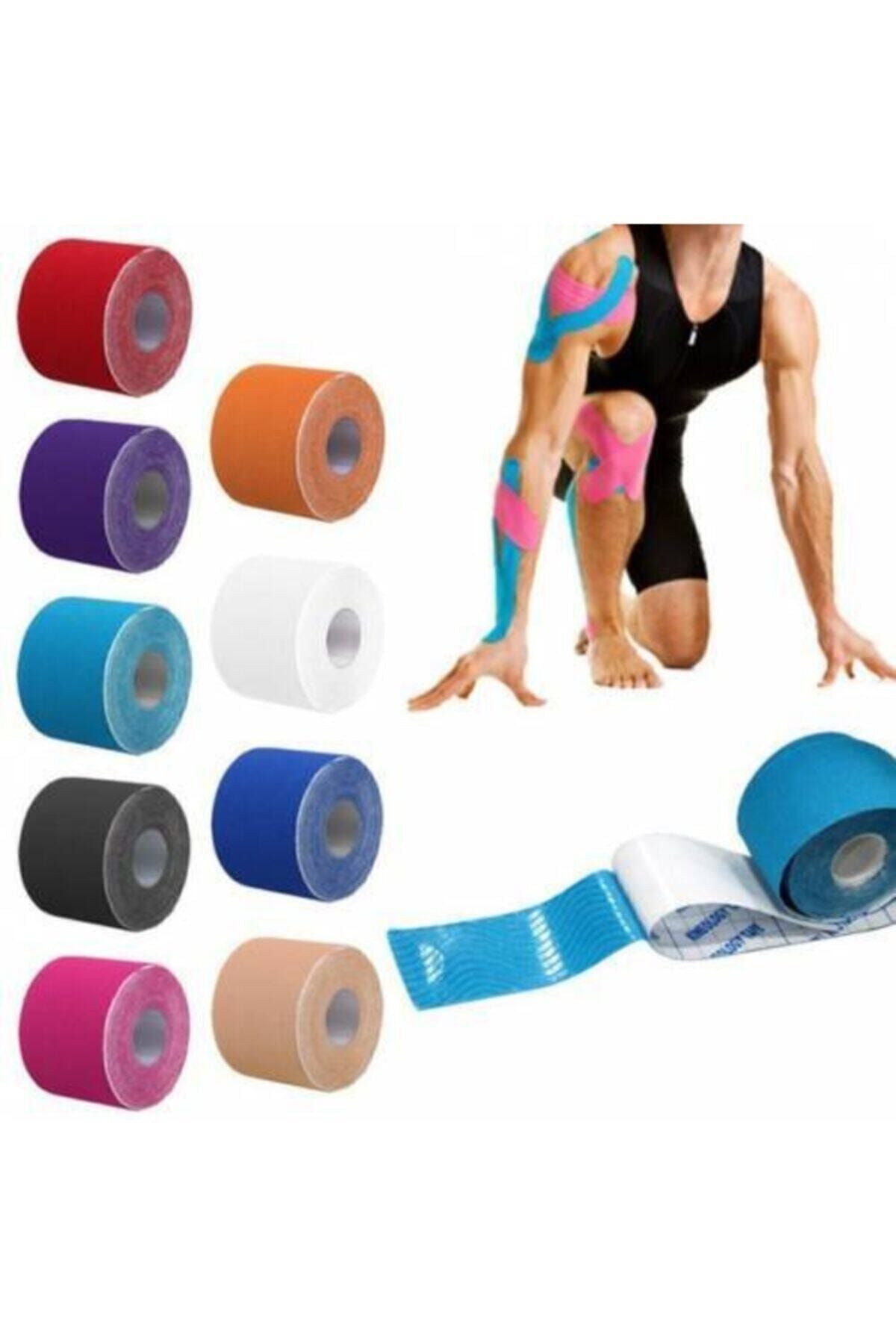 Kinesio Bandı, Spor Kas Ağrı 5cm*5mt Koyu Mavi