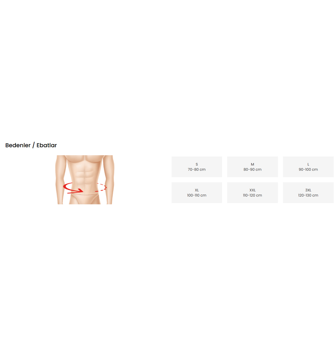LUMBOTIGHT ÇELİK DESTEKLİ KORSE