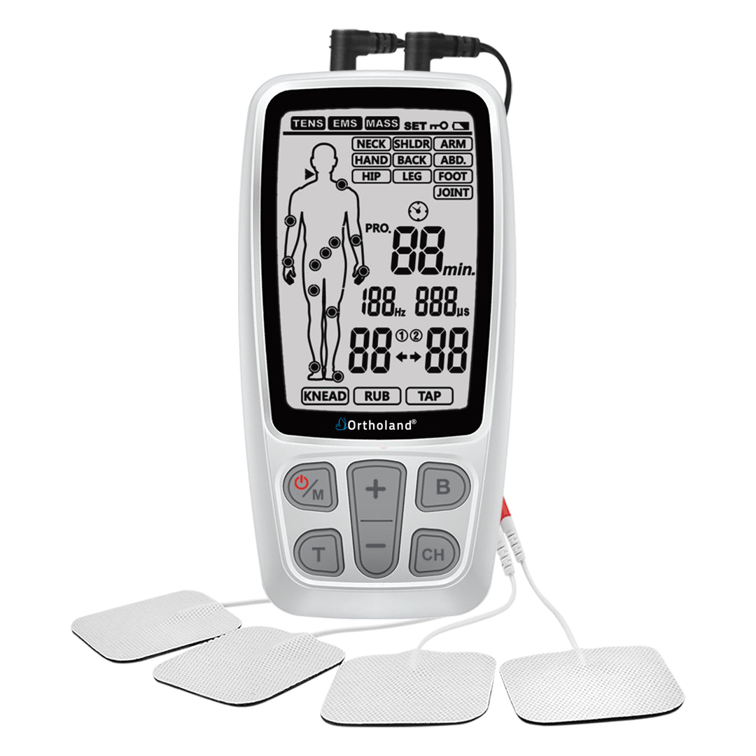 Tens Ems Masaj Cihazı 2 Kanallı Portatif Fizik Tedavi Cihazı