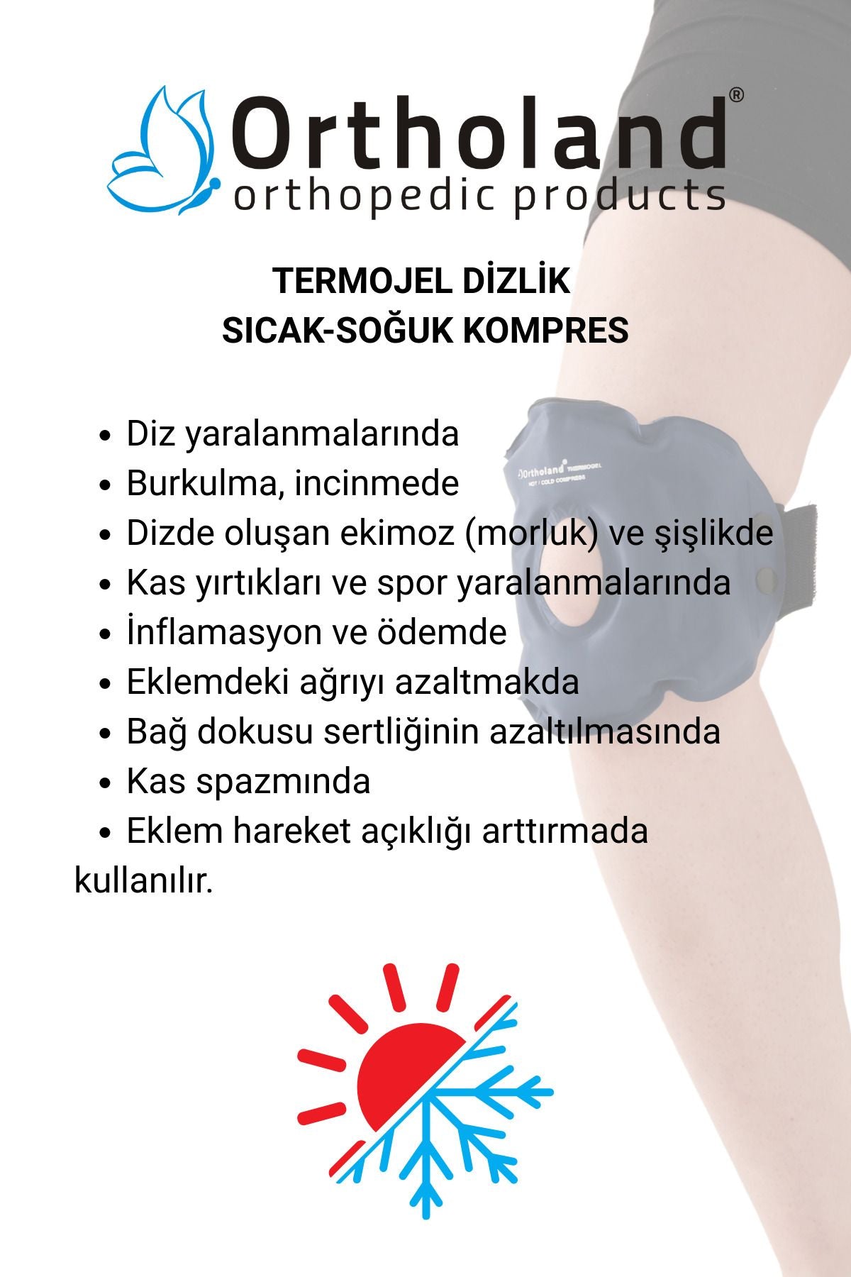 TERMOJEL DİZLİK SICAK-SOĞUK KOMPRES