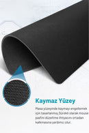 Xtreme L 70x30 Professionel Dikişsiz Büyük Boy Mouse Pad Gaming, Ofis, Oyuncu Mouse Pad,Siyah