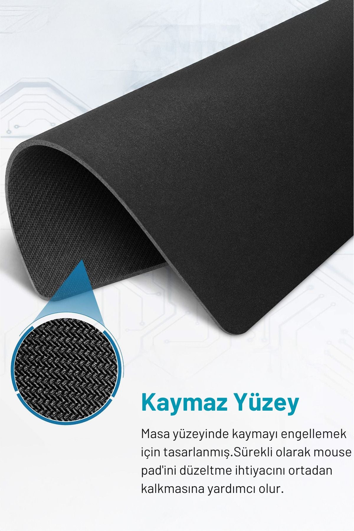 Xtreme XL 90x40 Professionel Dikişsiz Büyük Boy Mouse Pad Gaming, Ofis, Oyuncu Mouse Pad, Siyah