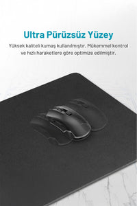 Xtreme XL 90x40 Professionel Dikişsiz Büyük Boy Mouse Pad Gaming, Ofis, Oyuncu Mouse Pad, Siyah
